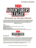 DDEX1-09 Outlaws of the Iron Route (5e)