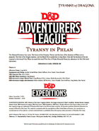 DDEX1-10 Tyranny in Phlan (5e)