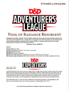 DDEX1-13 Pool of Radiance Resurgent (5e)